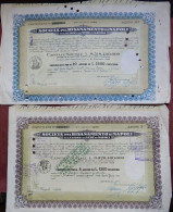 Delcampe - SOCIETA' PEL RISANAMENTO  DI NAPOLI (2 PEZZI) - Altri & Non Classificati