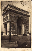 Delcampe - CPA Paris Arc De Triomphe Triumphal Arch - Autres Monuments, édifices