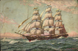 Delcampe - CPA Bateau Voilier - Segelboote