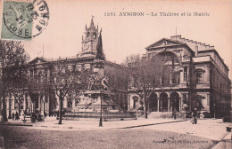 Delcampe - 84 AVIGNON LE THEATRE ET LA MAIRIE - Avignon