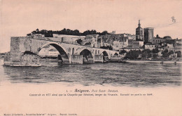 Delcampe - 84 AVIGNON PONT SAINT BENEZET - Avignon