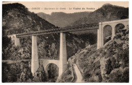Delcampe - Haute Corse , Corte , 3 Cartes Le Viaduc Du Vecchio , Calacuccia , Ota - Corte