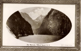 Delcampe - Passepartout CPA Neuseeland, Narrow's, Milford-Sound - Sonstige & Ohne Zuordnung