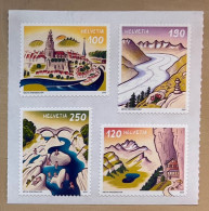 Delcampe - Switzerland Schweiz Suisse 2025 Swiss Regions Set Of 4 Stamps MNH - Blocs & Feuillets