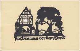 Delcampe - Scherenschnitt-Ansichtskarte Am Brunnen Vor Dem Tore, BERLIN 11.7.1940 - Sin Clasificación