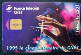 Delcampe - TELECARTE 120u - CNET FRANCE TELECOM 1995 LE CINQUANTENAIRE - N°B51006021 - 02/95 - 1995