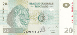 Delcampe - CONGO - 30-06-2003 - 20 Francs - P.094a - Série JA - NEUF - Republic Of Congo (Congo-Brazzaville)