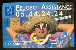Delcampe - TELECARTE 50u - PEUGEOT ASSISTANCE - N°A37018135 - 07/93 - Werbung