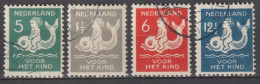 Delcampe - NEDERLAND - 1929 - SERIE COMPLETE YVERT N°223/226 OBLITERES - COTE = 18 EUR - Used Stamps