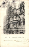 Delcampe - CPA Arras Facade Principale De L Hotel De Ville - Arras