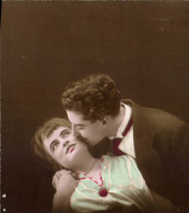 Delcampe - Fantaisie - Couple - Le Baiser Je Voudrais A Jamais Pouvoir Perpetuer Cette Minute Exquise - CPA - Paare