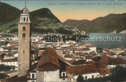 Delcampe - Lugano TI Cattedrale Di S. Lorenzo Monte Bre - Sonstige & Ohne Zuordnung