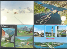 Delcampe - QSL Radio Card -  NOORWEGEN  - 4 KAARTEN   (2 Scans) (10.714) - Amateurfunk