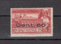 Delcampe - San Marino 1923 60 C Surcharges - LH (g-869) - Ungebraucht