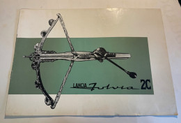 Delcampe - Flyers Lancia Futura 2C 1965 - Auto's