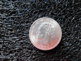 Delcampe - Belgique, 50 Francs - Léopold III (Belgique-Belgie) 1940, Argent 835‰ • 20 G •  33 Mm   (Willi) - 20 Francs & 4 Belgas