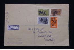 Delcampe - RHODESIE - Enveloppe En Recommandé De Salisbury Pour Salisbury En 1967, Affranchissement Faune Et Flore  - L 93383 - Rhodesia (1964-1980)