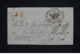 Delcampe - AFRIQUE DU SUD - Cachet Postal De Cape Town Sur Devant De Lettre Pour Londres - L 145168 - Ohne Zuordnung