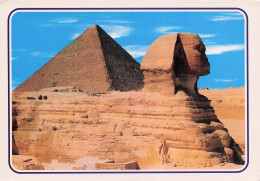 Delcampe - EGYPTE GIZEH LE GRAND SPHINX ET LES PYRAMIDES DE KHEOPS - Autres & Non Classés