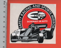 Delcampe - ENGELMANN SAFETY RACING SPORT MIRROR - THEME : AUTO MOTO RALLYE RACING - AUTOCOLLANT / STICKER - Autocollants