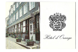 Delcampe - Stavelot Rue De Spa Hotel D' Orange Etiquette - Visiting Cards