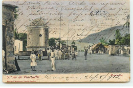 Delcampe - Saludo De Venezuela - PUERTO CABELLO - Alcantarilla - Jabon Castilla - Venezuela