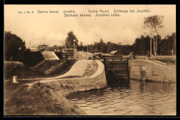 Delcampe - AK Juustila /Salma Kanal, Schleuse Bei Juustila - Finnland