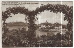 Delcampe - AK 265541 FRANCE - Saint Jean-Cap Ferrat - Le Port Et La Ponte Saint Hospice - Saint-Jean-Cap-Ferrat