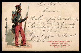 Delcampe - AK Cambrai /Nord, Chocolat Inimitable Duroyon & Ramette, Soldat In Uniform - Landwirtschaftl. Anbau