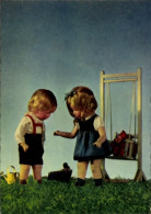 Delcampe - CPA Käthe Kruse Puppen, Schaukel - Giochi, Giocattoli