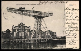 Delcampe - AK Kiel, Riesenkrahn Auf Der Kruppschen Werft - Kiel