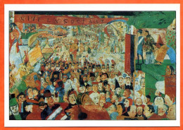 Delcampe - ENSOR Entrée Du Christ à Bruxelles Fiche Carte Peinture Art - Altri & Non Classificati