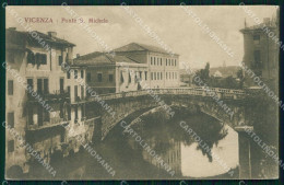 Delcampe - Vicenza Città Ponte San Michele Cartolina RT1948 - Vicenza