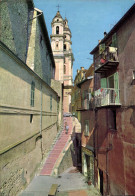 Delcampe - CPM La Cote D'Azur Menton La Vieille Ville Ses Rues Pittoresques L'Eglise St Michel - Menton