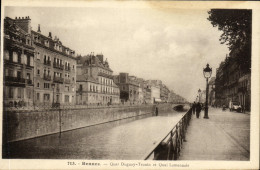 Delcampe - CPA Rennes Quai Duguay Trouin Et Quai Lamennais - Rennes