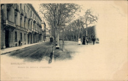 Delcampe - CPA Barcelona Katalonien, Paseo De Gracia, Links, Straßenpartie - Sonstige & Ohne Zuordnung