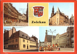 Delcampe - Zwickau Sachsen Schiffchen Robert Schumann Haus Rathaus Gewandhaus - Zwickau