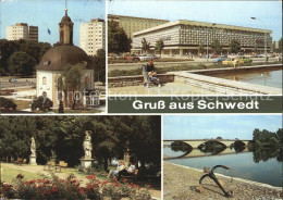 Delcampe - Schwedt Berlischky Pavillon Oderbruecke Park Kulturhaus - Schwedt