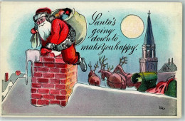Delcampe - 13127450 - Merry Christmas Santa Claus Steigt In Den Kamin - Exhibitions