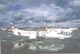 Delcampe - Crossair Airplane Saab 2000, EuroAirport Issue - 1946-....: Modern Era
