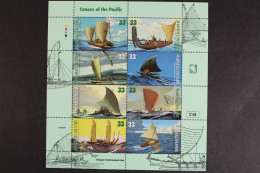 Delcampe - Marshall-Inseln, MiNr. 1120-1127, Kleinbogen, Kanus, Postfrisch - Marshall