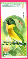 Delcampe - Caribbean 50 Exquisite 2019 Flower And Bind Collection UNC AA Prefix Test Note (TK 18 775) - Collections & Lots