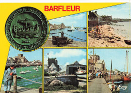 Delcampe - 50 BARFLEUR PLAQUE COMMEMORATIVE DU DEPART DE GUILLAUME LE C - Barfleur