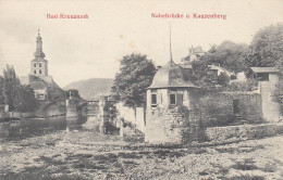 Delcampe - ALLEMAGNE          « Bad Kreuznach — Nahebrücke U. Kauzenberg ». - Bad Kreuznach