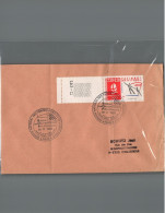 Delcampe - Lettre FDC 1990 PARIS BUREAU DES OBLITERATIONS TIMBRE  JEUX OLYMPIQUE ALBERTVILLE PATINAGE ARTISTIQUE - Non Classés