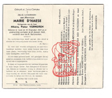 Delcampe - DP Marie D'Haese ° Lede 1873 † 1949 X Hilaire Vermeiren / Fam. Meganck De Mey De Backer Van Der Schueren Coppens - Imágenes Religiosas