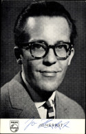 Delcampe - CPA Sänger Jo Herbst, Portrait, Autogramm, Philips Schallplatten - Personaggi Storici