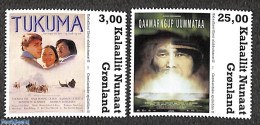 Delcampe - Greenland 2021 Films 2v, Mint NH, Nature - Performance Art - Dogs - Film - Neufs
