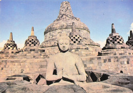 Delcampe - INDONESIE BOROBUDUR STATUE DE BOUDDHA - Indonesien