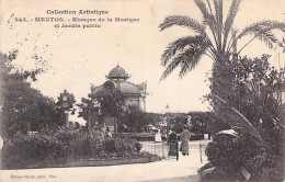 Delcampe - MENTON KIOSQUE DE LA MUSIQUE ET JARDIN PUBLIC 1905 - Menton
